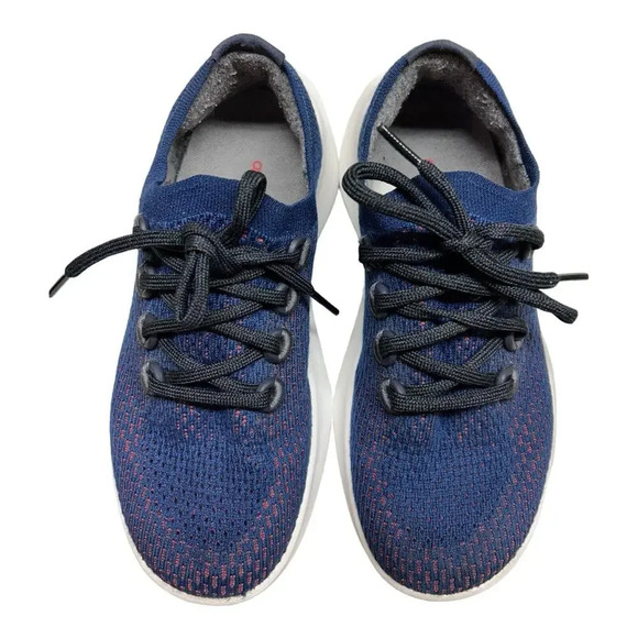 Allbirds Womens Tree Dasher 1 Blue Puukeko White Running Shoe Comfort Sneaker 6 - Picture 4 of 9